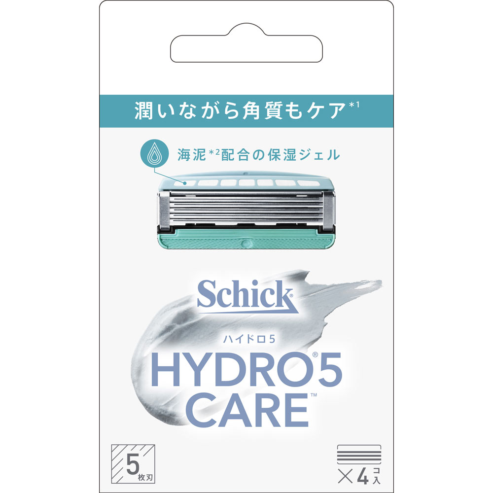 シック　ハイドロ5　ケア 替刃4個［男性用　髭剃り］