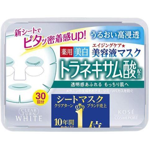 コーセー クリアターントラネキサムマス 30枚[クリアターン フェイスパック]