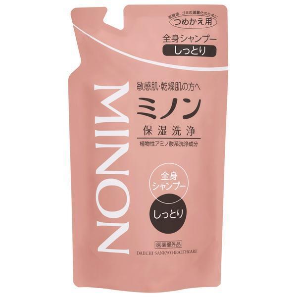 ミノン 全身シャンプー しっとりタイプ 詰め替え用 380ml[ミノン ボディソープ]