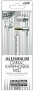 【中古】ALUMINUM CANAL EARPHONES MIC マイク付イヤホン ホワイト w11【中古未開封】