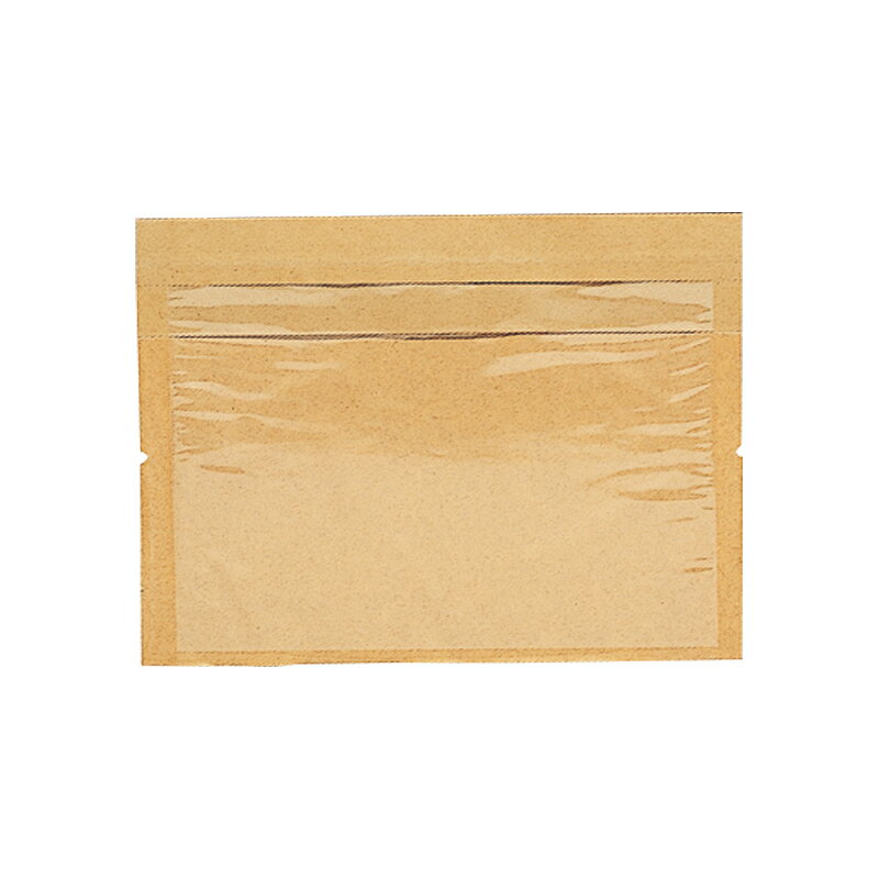 紙袋 窓付きディッシュバッグ M 無地 100枚入 シモジマ