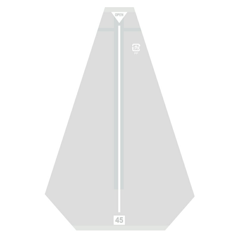 食品袋 サンドイッチ袋 45 イージーカット ライン 白 100枚入 シモジマ