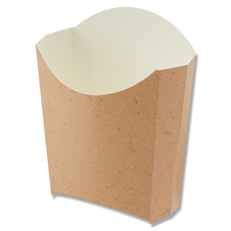 食品容器 スナックケース L クラフトナチュラル 50枚入 シモジマ