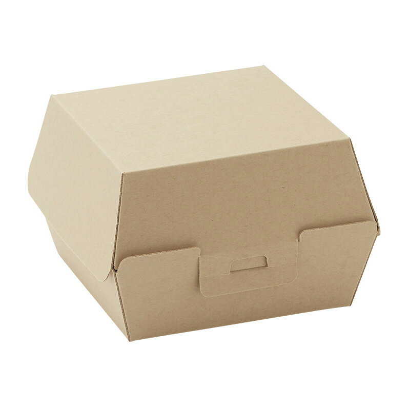 食品容器 ネオクラフト バーガーBOX L 20枚入 シモジマ