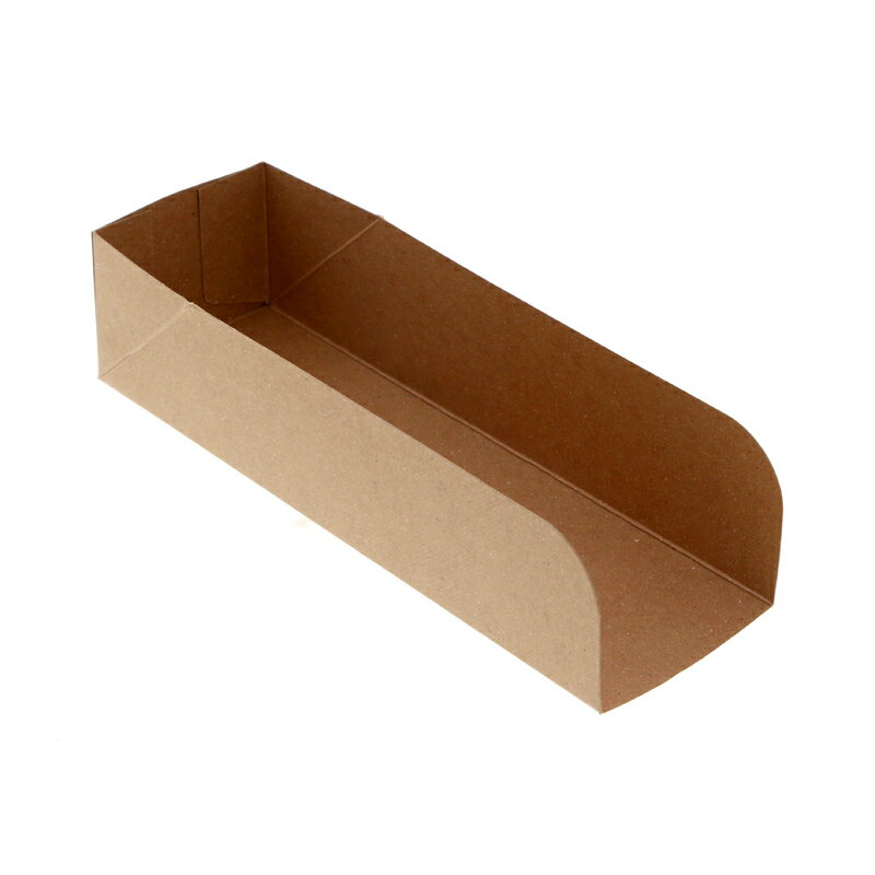 紙トレー ホットドックトレー 未晒無地 S 40枚 シモジマ