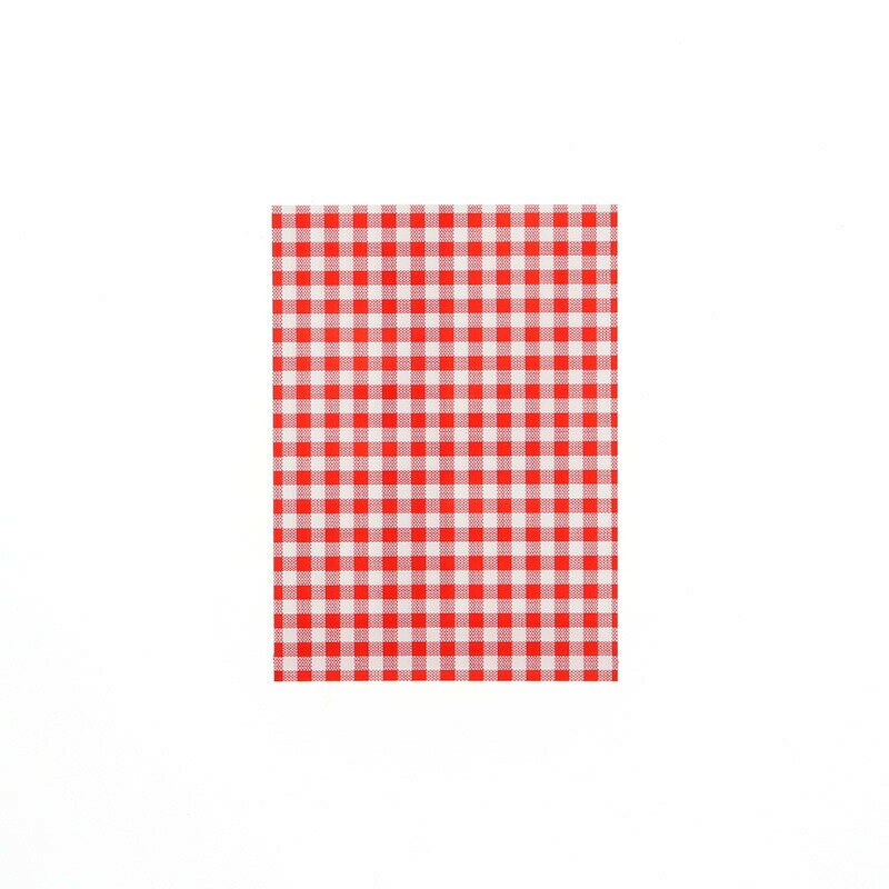 紙袋 柄小袋 36才 ギンガムミニ 赤 400枚 シモジマ