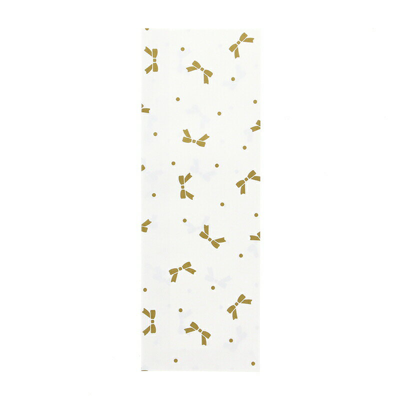 紙袋 柄小袋 L-16 ニューリボン 金 200枚 シモジマ