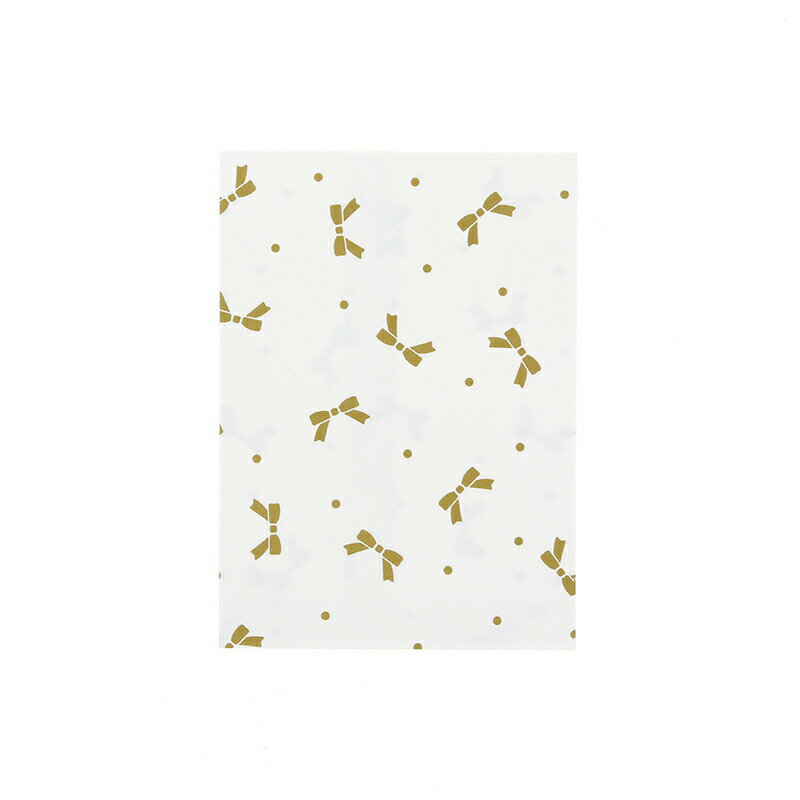 紙袋 柄小袋 18才 ニューリボン 金 200枚 シモジマ