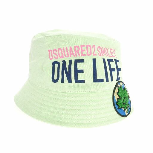 【中古】未使用品 ディースクエアード DSQUARED2 21AW ONE LIFE ONE PLANET バケットハット 帽子 L グリーン 緑 S82HA0031 国内正規 メンズ 【ベクトル 古着】 240630 【中古】未使用品 ディースクエアード DSQUARED2 21AW ONE LIFE ONE PLANET バケットハット 帽子 L グリーン 緑 S82HA0031 国内正規 メンズ 【ベクトル 古着】 240630