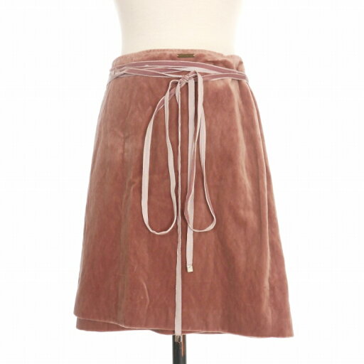 【中古】ディースクエアード DSQUARED2 22AW ベルベット ラップスカート 38 ピンク S72MA0917 国内正規 レディース 【ベクトル 古着】 240709 【中古】ディースクエアード DSQUARED2 22AW ベルベット ラップスカート 38 ピンク S72MA0917 国内正規 レディース 【ベクトル 古着】 240709
