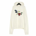 【中古】ディオール Dior Travis Scott Cactus Jack 22AW オーバーサイズ プルオーバー パーカー XL 白 ホワイト 283J6...