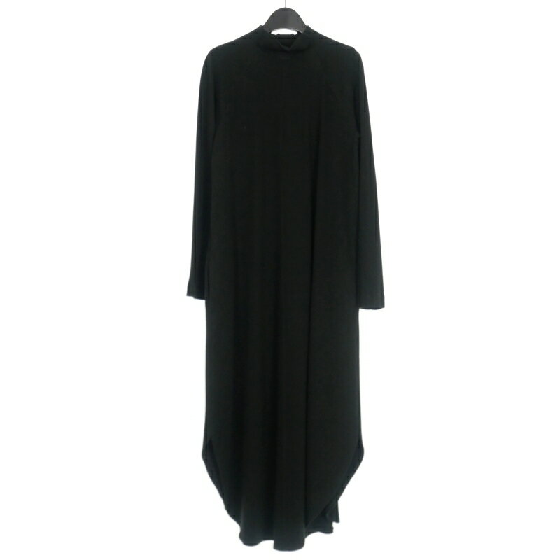 【中古】バジュラ bajra モックネック ロングワンピース ドレス 長袖 0 ブラック 黒 138FK14 レディース 【ベクトル 古着】 241129