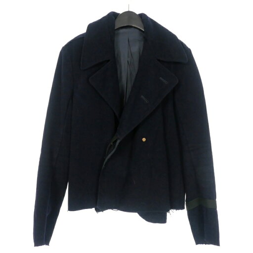 【中古】カラー kolor カットオフ Pコート ジャケット 1 ネイビー 10WCM-G01102 メンズ 【ベクトル 古着】 250118 【中古】カラー kolor カットオフ Pコート ジャケット 1 ネイビー 10WCM-G01102 メンズ 【ベクトル 古着】 250118