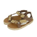【中古】メゾンマルジェラ Maison Margiela 23SS ジュートソール ストラップサンダル 靴 39 茶 ブラウン S58WP0263 国内正規 レディース 【ベクトル 古着】 250209(4)