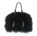 【中古】未使用品 アンドゥムルメステール ANN DEMEULEMEESTER 23AW BENITA WEEKEND Mongolian Shearling ...