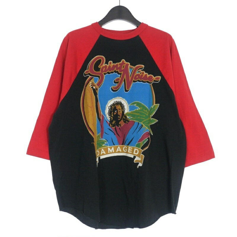 【中古】未使用品 セントマイケル SAINTMICHAEL × LASTMAN 25SS SS TEE SNT NOIS ラグランスリーブTシャツ カットソー 七分袖 XL ブラック/レッド 黒 赤 SM-HR8-0000-C27 メンズ 【ベクトル 古着】 250405ブランドセントマイケル SAINTMICHAEL表記サイズXL実寸サイズ身幅：62cm　着丈：74cm　ゆき丈：66cm　　素材綿100％色ブラック/レッド ※照明や撮影環境により、実物と若干お色が違う場合がございます。予めご了承下さい。状態タグ付き未使用品です。付属品下げ札商品のお問い合わせの回答を休止しております。＊各商品ページの商品詳細等をご確認の上ご購入ください。【中古】未使用品 セントマイケル SAINTMICHAEL × LASTMAN 25SS SS TEE SNT NOIS ラグランスリーブTシャツ カットソー 七分袖 XL ブラック/レッド 黒 赤 SM-HR8-0000-C27 メンズ 【ベクトル 古着】 250405状態ランク　”S”詳細については、下記および「状態ランクについて」ページをご覧ください。未使用・新品の商品ほぼ新品同様の商品使用感が少なく、かなり状態の良い商品使用感はあるが、傷や汚れの少ない商品使用感の他、傷や汚れが見られる商品かなり大きな傷みがある難あり商品※S〜CランクはUSED品となりますので、使用感をご理解の上でご入札下さい。状態ランクについてinformationブランドセントマイケル SAINTMICHAEL表記サイズXL実寸サイズ身幅：62cm　着丈：74cm　ゆき丈：66cm　　素材綿100％色ブラック/レッド ※照明や撮影環境により、実物と若干お色が違う場合がございます。予めご了承下さい。状態タグ付き未使用品です。付属品下げ札商品のお問い合わせの回答を休止しております。＊各商品ページの商品詳細等をご確認の上ご購入ください。本商品は一点物です他サイトや店舗にて販売している商品です。多少のお時間差にて欠品になることもございます。予めご了承頂ますようお願い致します。ベクトル・サイズガイドはこちらこの商品と同じブランドの商品を見る