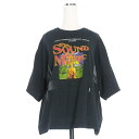 【中古】リハーズオール RehersalL 再構築 リメイクTシャツ カットソー 半袖 S ブラック 黒 レディース 【ベクトル 古着】 250314(4)