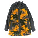 【中古】ターク TAAKK LONG THREAD CAMOUFLAGE HOODED JACKET フーデッドジャケット ブルゾン 長袖 2 ブラック 黒 T...