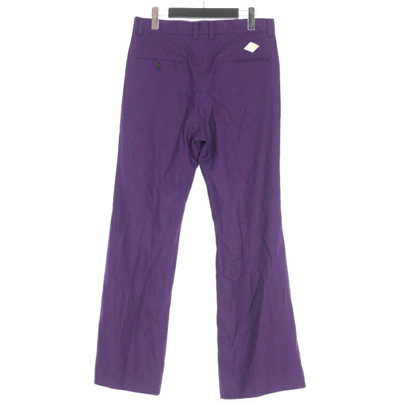 【中古】コンダクター el conductorH 22SS フレアスラックス パンツ 4 パープル 紫 PD22SP02 メンズ 【ベクトル 古着】 250411