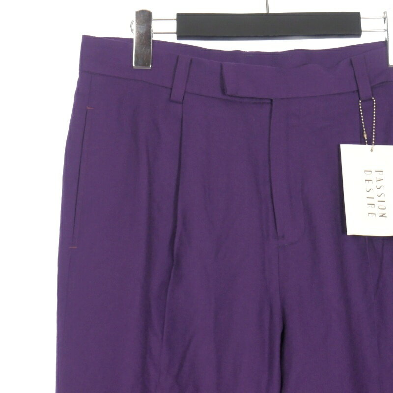 【中古】コンダクター el conductorH 22SS フレアスラックス パンツ 4 パープル 紫 PD22SP02 メンズ 【ベクトル 古着】 250411
