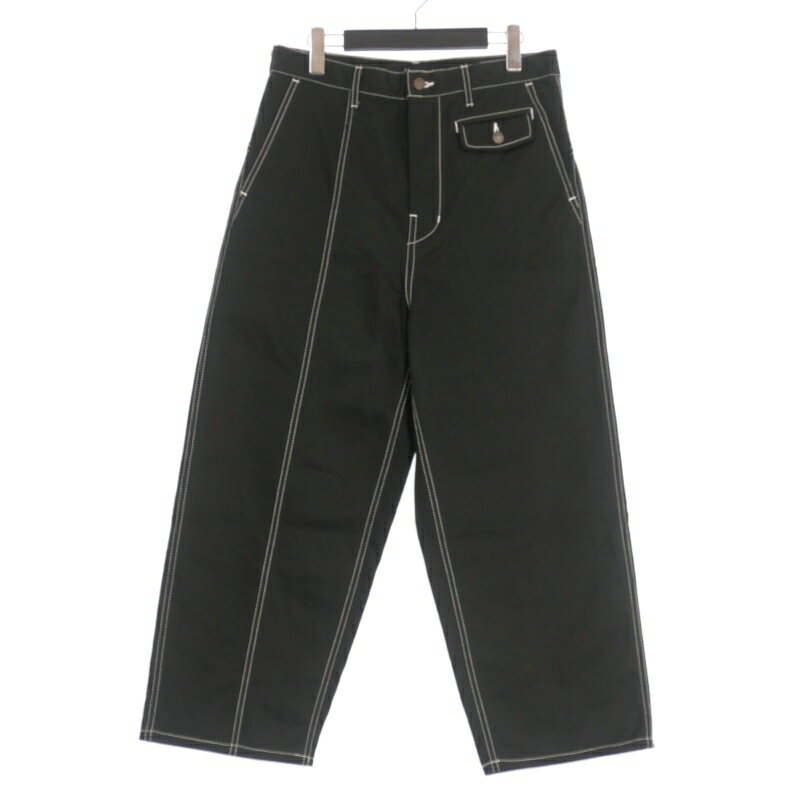 š̤ ץ饹 prasthana white stitch work pants ѥ 1(M) ֥å  P-11...