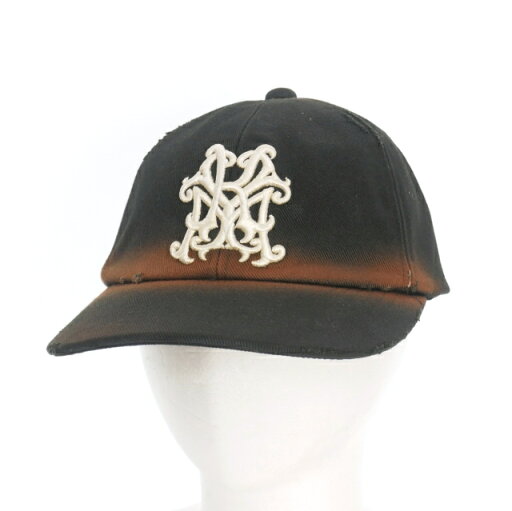 【中古】カミヤ KAMIYA × CA4LA 25SS KMY Distressed Cap ダメージ加工 キャップ 帽子 F ブラック 黒 G13AC077-0 メンズ 【ベクトル 古着】 250417 【中古】カミヤ KAMIYA × CA4LA 25SS KMY Distressed Cap ダメージ加工 キャップ 帽子 F ブラック 黒 G13AC077-0 メンズ 【ベクトル 古着】 250417