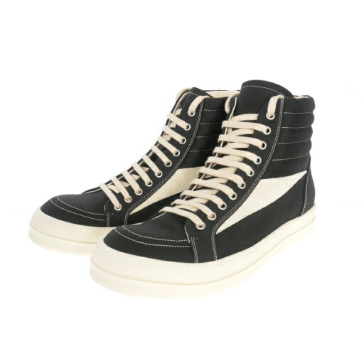 【中古】未使用品 ダークシャドウ DRKSHDW RICK OWENS VINTAGE HIGH SNEAKS ハイカットスニーカー 靴 43 ブラック ミルク DU01D1810 NDKLVS メンズ 【ベクトル 古着】 250721 【中古】未使用品 ダークシャドウ DRKSHDW RICK OWENS VINTAGE HIGH SNEAKS ハイカットスニーカー 靴 43 ブラック ミルク DU01D1810 NDKLVS メンズ 【ベクトル 古着】 250721