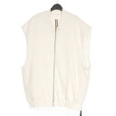 【中古】未使用品 ダークシャドウ DRKSHDW リックオウエンス 24SS Jumbo Flight ベスト ジレ XS ホワイト 白 DU01D1162F ...