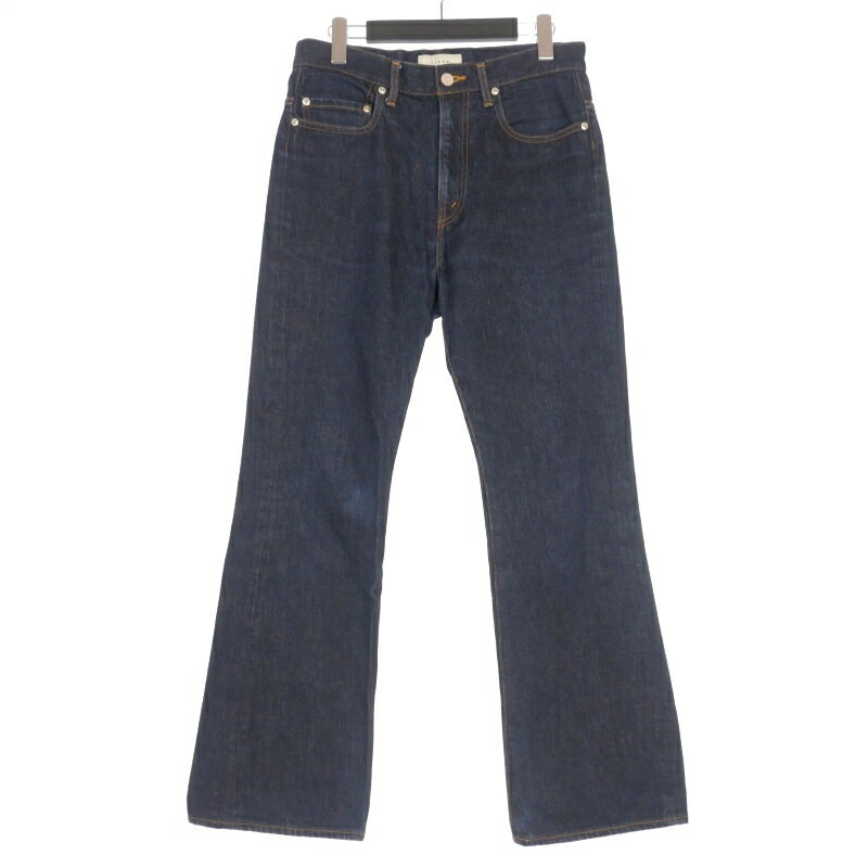 【中古】ジエダ Jieda 21AW OW FLARE DENIM PANTS フレアデニムパンツ ジーンズ 1 インディゴ Jie-STD-PT05-OW メンズ 【ベクトル 古着】 250501