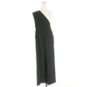 【中古】クラネ CLANE ワンショルダー ストレートオールインワン サロペット 1 ブラック 黒 11112-5242 レディース 【ベクトル 古着】 250527