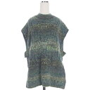 【中古】未使用品 ミューラル MURRAL Hazy knit vest ニットベスト ジレ F グリーン 緑 232100404 レディース 【ベクトル 古着...