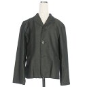 【中古】ヨウジヤマモトノアール YOHJI YAMAMOTO NOIR コットンシルク テーラードジャケット ブレザー 2 ブラック 黒 レディース 【ベクトル 古着】 250530