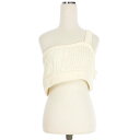 【中古】アメリヴィンテージ Ameri VINTAGE ワンショルダーニットビスチェ ジレ F ホワイト 白 01920340600 レディース 【ベクトル 古...