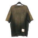 【中古】ミハラヤスヒロ MIHARA YASUHIRO 24SS Sunfaded Tee Tシャツ カットソー 半袖 46 ブラック 黒 A12TS611 メ...