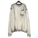 【中古】ジョンローレンスサリバン JOHN LAWRENCE SULLIVAN Bleached jersey ls top 製品染め ブリーチ ロングスリーブ...