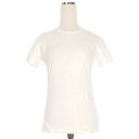 【中古】ワイズ Y's ヨウジヤマモト 顔料プリント ロゴTシャツ カットソー 半袖 ホワイト 白 レディース 【ベクトル 古着】 250609