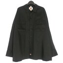 【中古】未使用品 シンヤコズカ SHINYA KOZUKA 25AW GIANT WORK SHIRT WITH DICKIES オーバーサイズ ワークシャツ ...