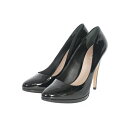 【中古】ミュウミュウ miumiu ハイヒール エナメルパンプス シューズ 靴 38 ブラック 黒 レディース 【ベクトル 古着】 250719