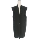 【中古】イザベルマラン ISABEL MARANT オーバーサイズジレ ベスト ノースリーブ 36 ブラック 黒 GI0022FA-B2F011 国内正規 レディース 【ベクトル 古着】 250710