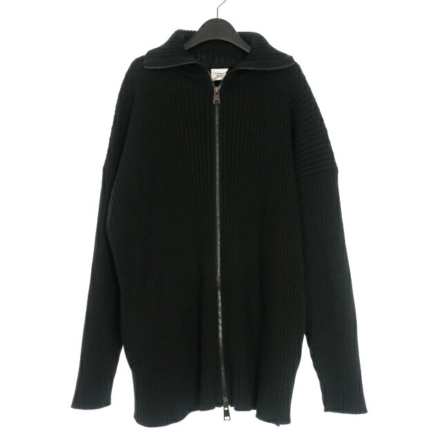 【中古】ヴェトモン VETEMENT バックロゴ ドライバーズニット セーター 長袖 XS ブラック 黒 UE51KN600B メンズ レディース 【ベクトル ...