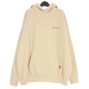 【中古】タインダブルプッシュ TAIN DOUBLE PUSH DOUBLE PUSH BOA HOODIE フーディ ボアパーカー 長袖 XL オフホワイト 白 T422-PK008 メンズ 【ベクトル 古着】 250701