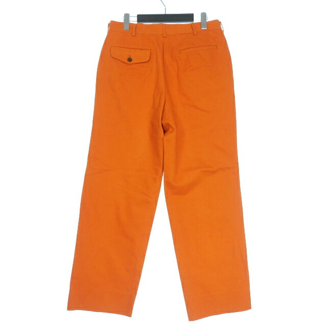 【中古】コムデギャルソンオム COMME des GARCONS HOMME 01AW 田中オム 製品洗い コットンパンツ スラックス L オレンジ HC-P026 メンズ 【ベクトル 古着】 250923