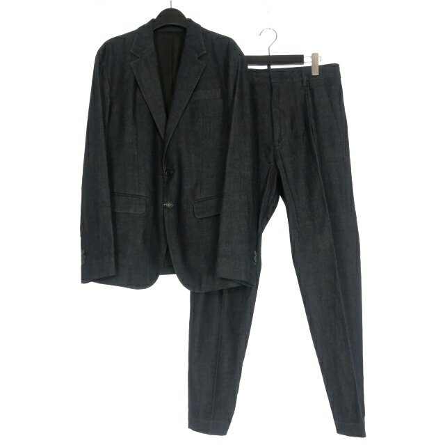 【中古】未使用品 ディースクエアード DSQUARED2 23AW New York Suit デニム セットアップ スーツ 上下 46 インディゴ D74FT0465 国内正規 メンズ 【ベクトル 古着】 251003