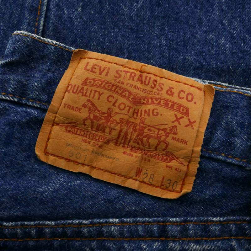 【中古】リーバイス Levi's ビンテージ 80年 501 66後期 スモールe 赤耳 6刻印 デニム ジーンズ W28L30 インディゴ メンズ 【ベクトル 古着】 251014