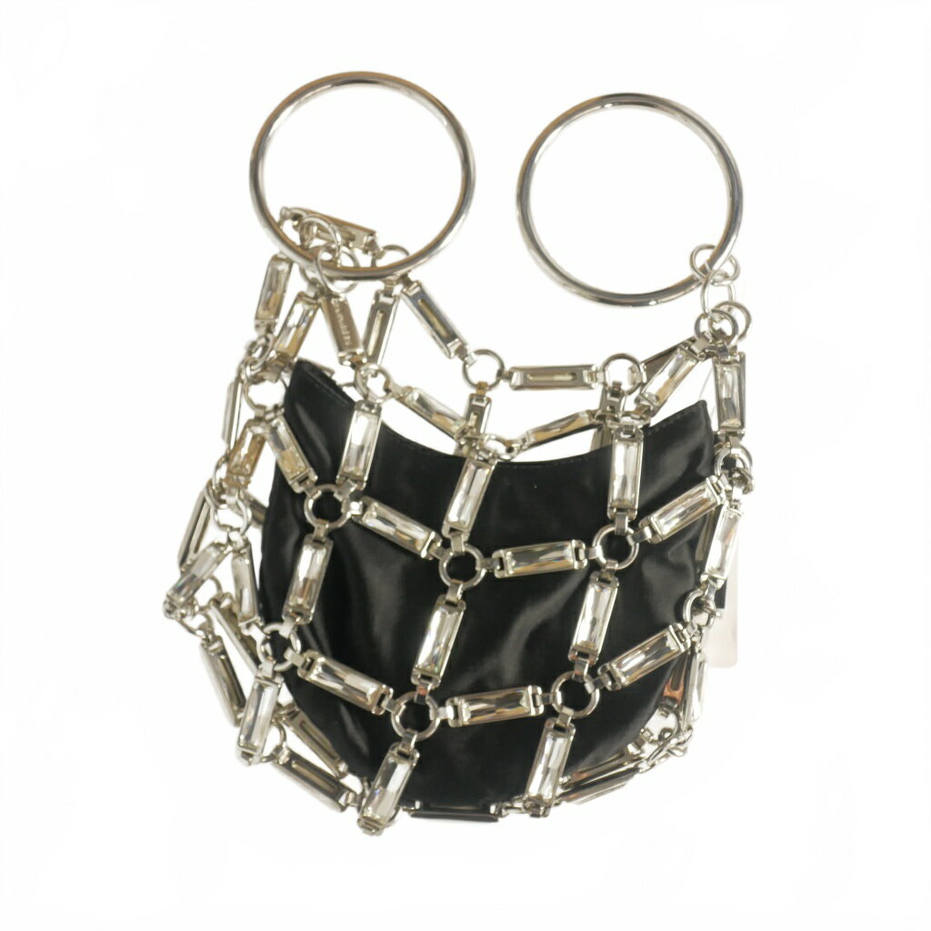 【中古】ディースクエアード DSQUARED2 23AW HAND BAG メタル ビジュー装飾 ハンドバッグ 鞄 シルバーS83HB0055 国内正規 レディース 【ベクトル 古着】 251114(4)