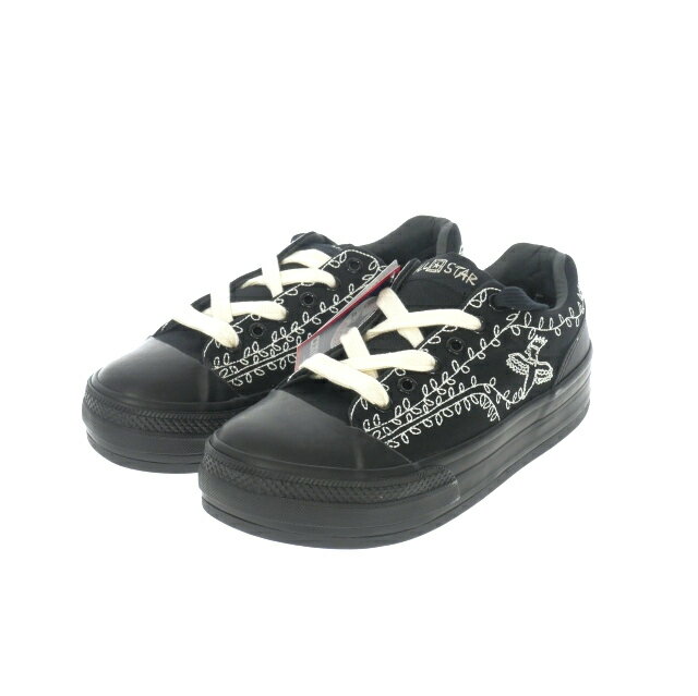 【中古】未使用品 シンヤコズカ SHINYA KOZUKA 25AW PICTURESQUE ANTIQUE SNEAKER WITH CONVERSE スニーカー 靴 26.5cm ブラック 黒 2502SK133 メンズ 【ベクトル 古着】 251115