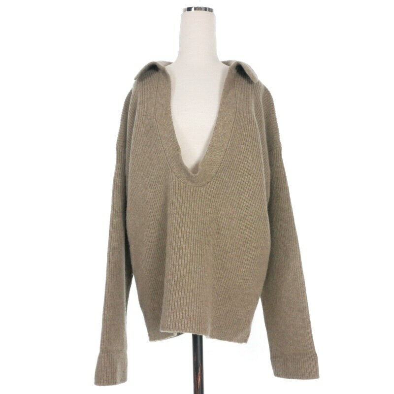 Rakuten - 【中古】トゥデイフル TODAYFUL 22AW Soft Skipper Knit スキッパーニット セーター 長袖 F ベージュ 12220524 レディース 【ベクトル 古着】 260308