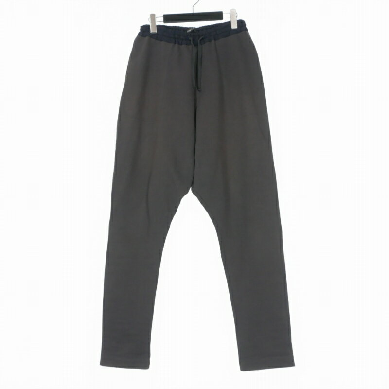 【中古】ダミールドーマ DAMIR DOMA サルエル スウェットパンツ ウエスト切替 44 チャコーグレー/ネイビー メンズ 【ベクトル 古着】 260313