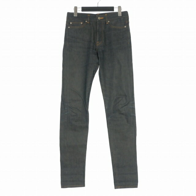 【中古】ジョンローレンスサリバン JOHN LAWRENCE SULLIVAN Rigid denim tapered pants テーパードリジットデニムパンツ ジーンズ 34 インディゴ JLS 02-07 レディース 【ベクトル 古着】 260618