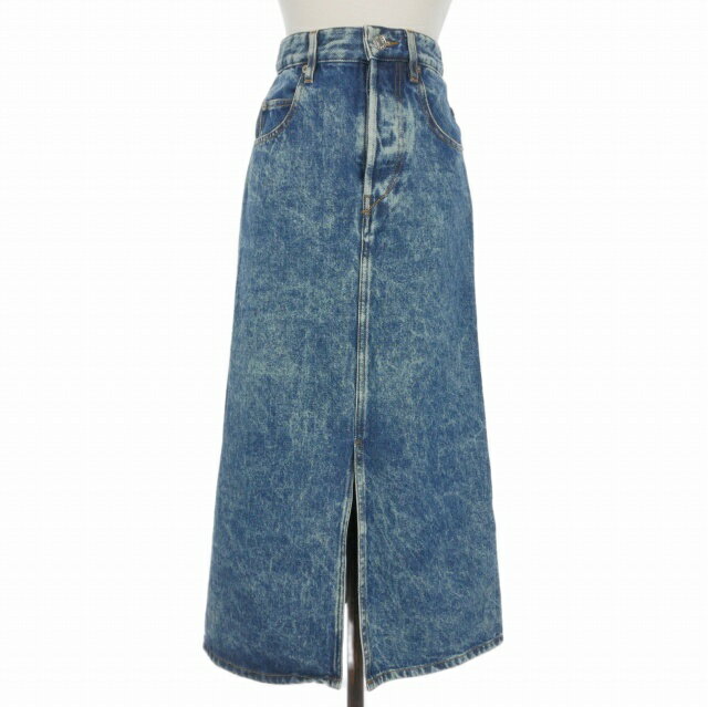 Rakuten - 【中古】イザベル マラン エトワール ISABEL MARANT ETOILE LAURINA SKIRT デニム ロングタイトスカート スリット 34 インディゴ IM11124519E 国内正規 レディース 【ベクトル 古着】 260612
